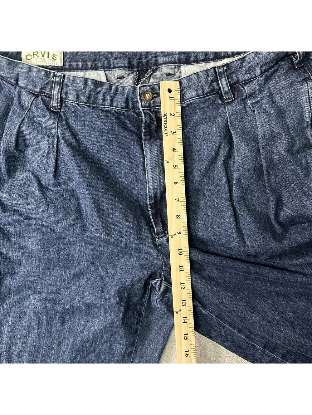 Orvis Mens Straight Leg Original Blue Jeans Pants Size 44  Blue Jean Bundle
